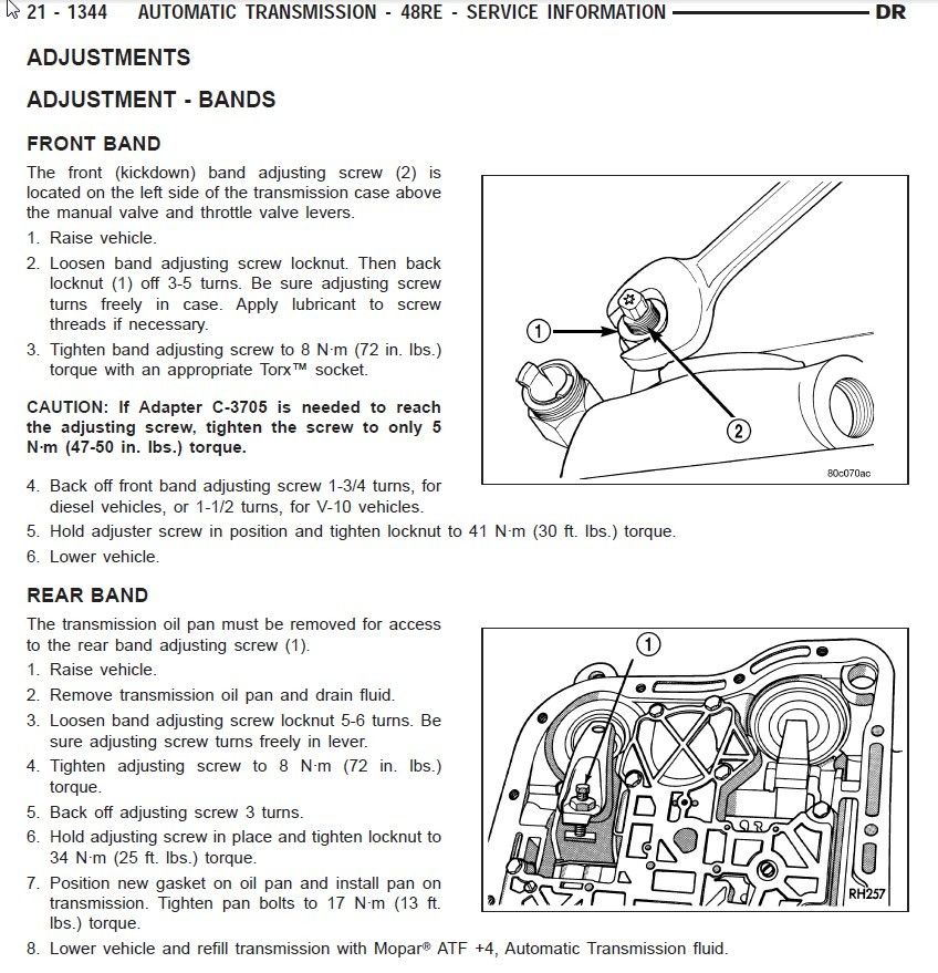 Replace 47RE with 48RE 2003 RAM Cummins Diesel Forum